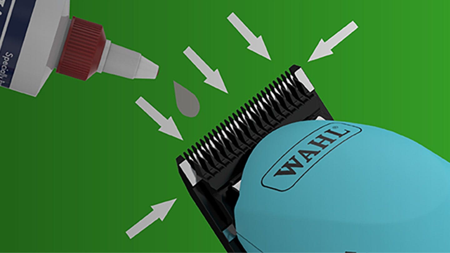 Oil your Wahl blades for maximum life and performance.