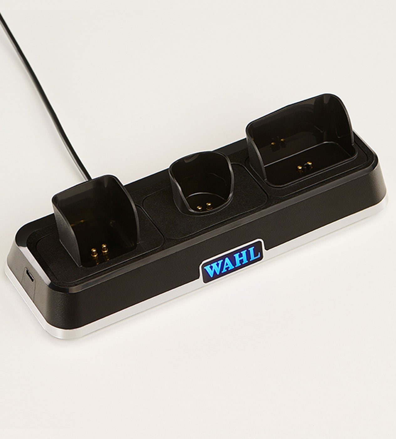 Charges faster than a wireless charging mat.