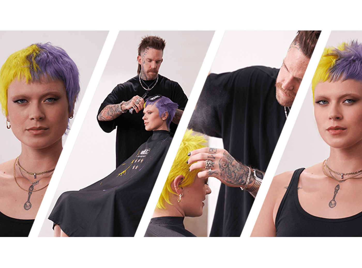 Behind the scenes images of the Future Makers campaign from Wahl