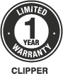 Clipper 1 year Warranty